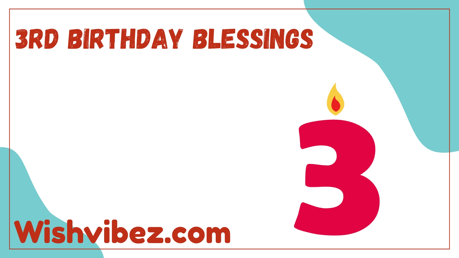 3rd Birthday Blessings