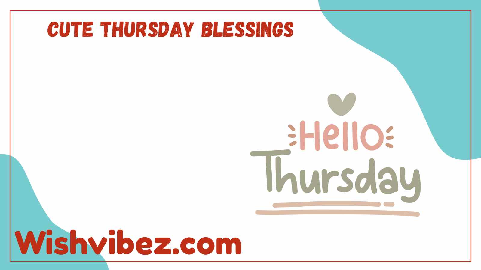 Cute Thursday Blessings